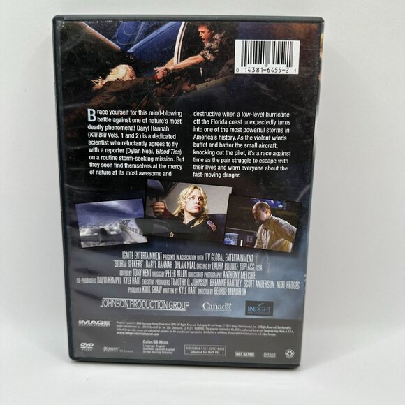 Daryl Hannah Storm Seekers DVD Sci Fi Action Thriller Image Entertainment - Picture 3 of 5